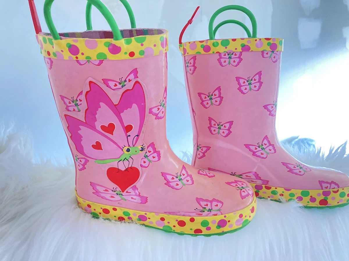 Girls size hotsell 11 rain boots
