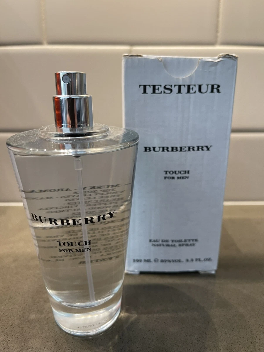 BURBERRY TOUCH FOR MEN Eau de Toilette Spray 3.3 OZ/100ml Tester NEW IN BOX  | eBay