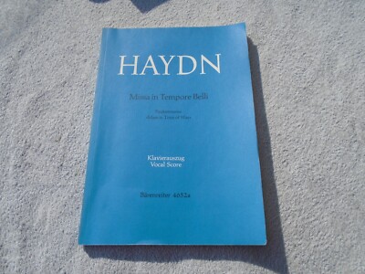 Haydn - Missa in Tempore Belli - Partitur - Barenreiter 4652a - Taschenbuch