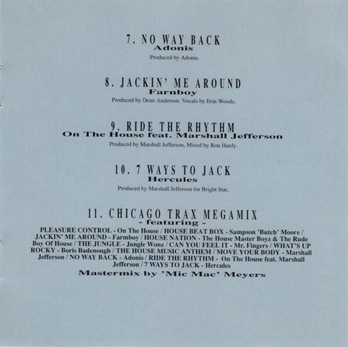 Various - The House Sound Of Chicago - The Chicago Trax Edition (CD, Comp) (Very - Picture 3 of 5
