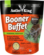 Booner Buffet Perennial Food Plot | 3 Lb Bag Contains Two Varieties of Alfalfa p