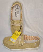Hey Dude Wendy Boho Women's Size 8 Slip-On WHEATFIELD Tan Khaki Casual Shoes NEW