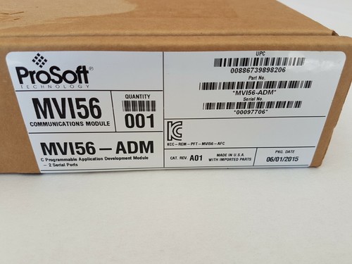 Módulo de comunicaciones Prosoft MVI56 MVI56-ADM CAT.REV A01 - Imagen 11 de 11