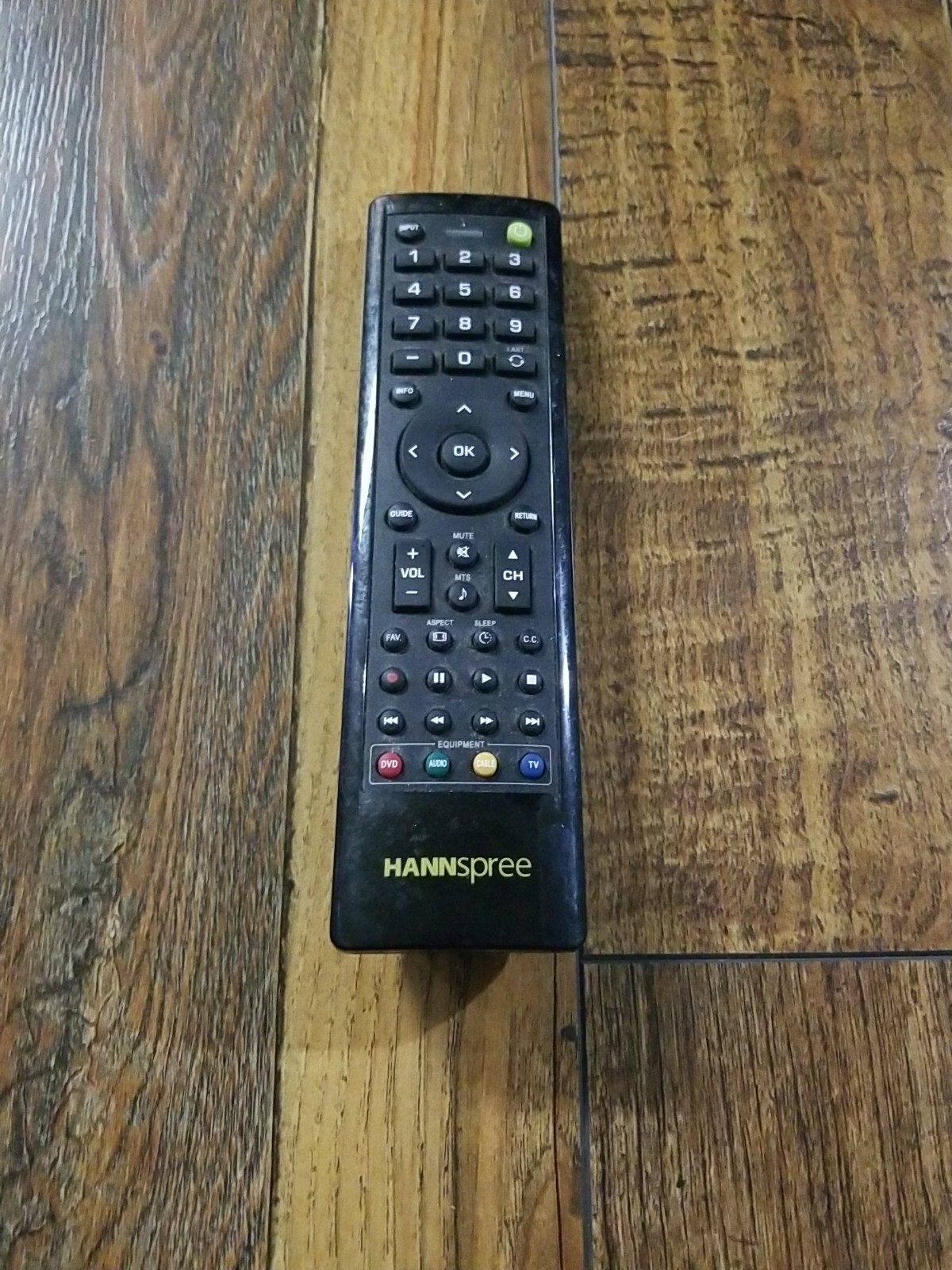HANNspree ST32AMSB Black Handheld Wireless Remote Control For HANNspree