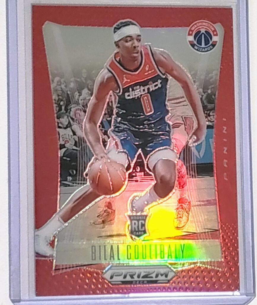 2023-24 PANINI PRIZM DECA ROOKIE RED Bilal Coulibaly RC #ed /199 Mint Ssp
