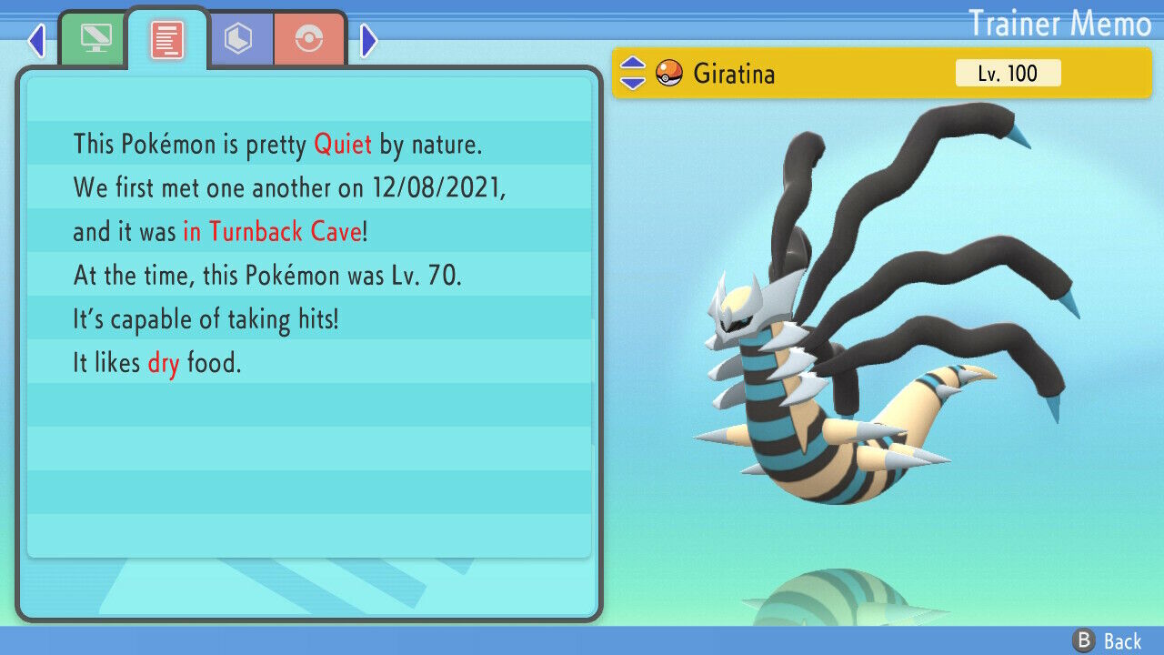 Shiny Giratina Origin 6IVs Pokemon BDSP