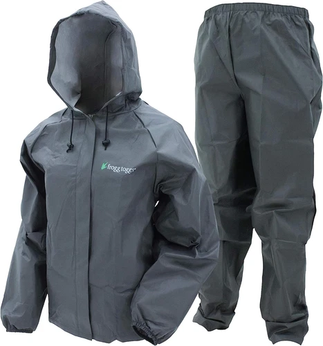 Traje Para Lluvia Impermeable Con Capucha Chaqueta Y Pantalón Ropa Medium-Larg - product listing photo