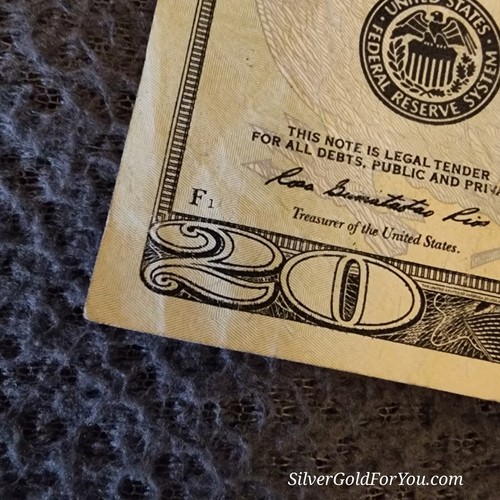 03730033 * 2013 Star $20 Twenty Dollar Bill Fancy Serial Number # Trinary Note - Picture 3 of 9
