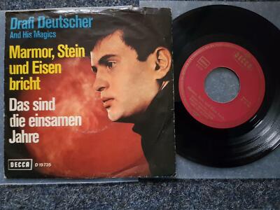 7'' Single Vinyl Drafi Deutscher - Marmor, Stein und Eisen bricht