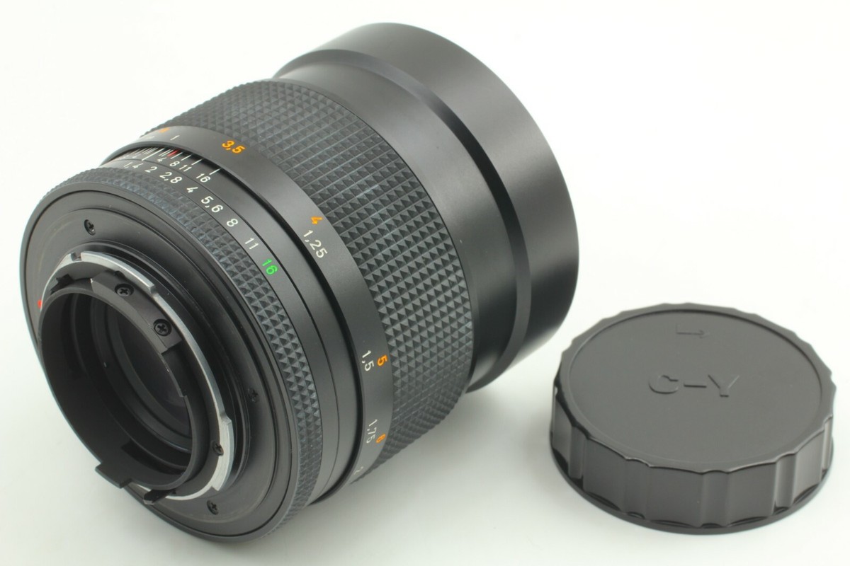 【美品】CONTAX Zeiss Planar 85mm F1.4 MMJ Contax Carl Zeiss Planar 85mm F1.4 T* MMJ MF Lens [Opt Top