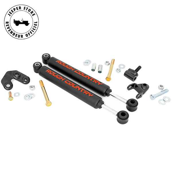 Amortisseur de direction Jeep TJ Rough Country kit double tout-terrain