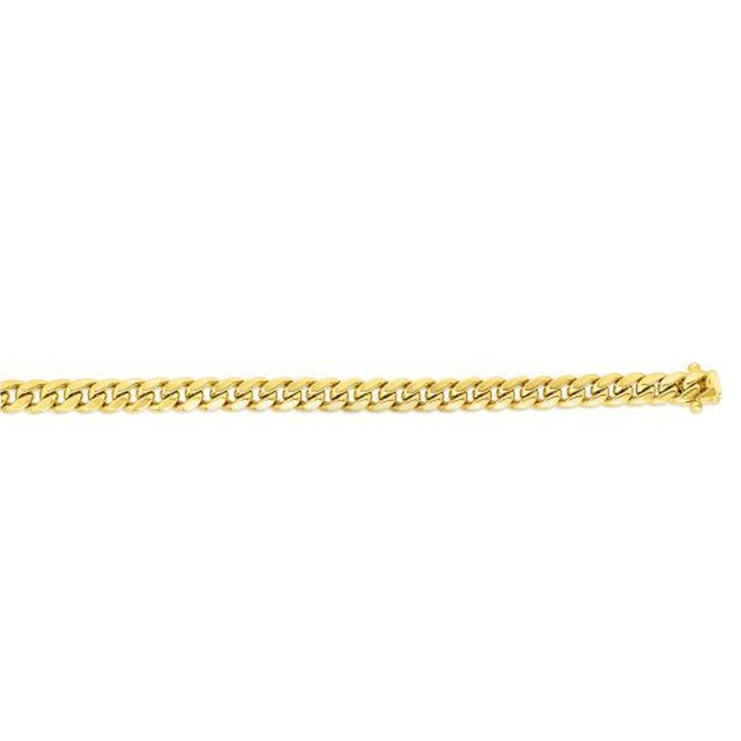 Buy 10k Rose Gold 5mm Solid Miami Cuban Chain Available In Sizes 16"-26" At The Best Price | OMI Jewelry - Foto 5