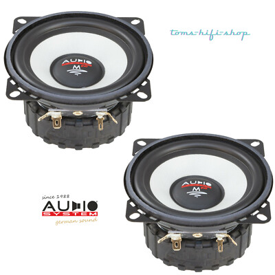 Audio System MS 100 EVO 10cm 200 Watt Lautsprecher 100mm Kicker Mitteltöner Auto