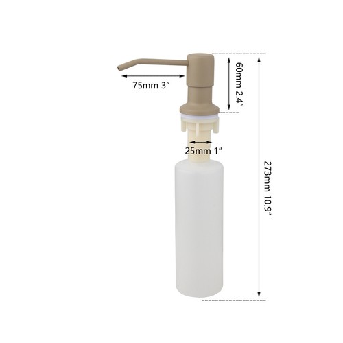Pintura de oro rosa para botella dispensador de jabón líquido fregadero de cocina - Imagen 46 de 55