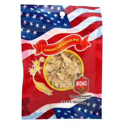WOHO #125.1 Wisconsin Ginseng Small Slice Bag 1 oz