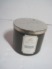 MAHOGANY TEAKWOOD 3 WICK CANDLE 14.5 OZ BRAND NEW