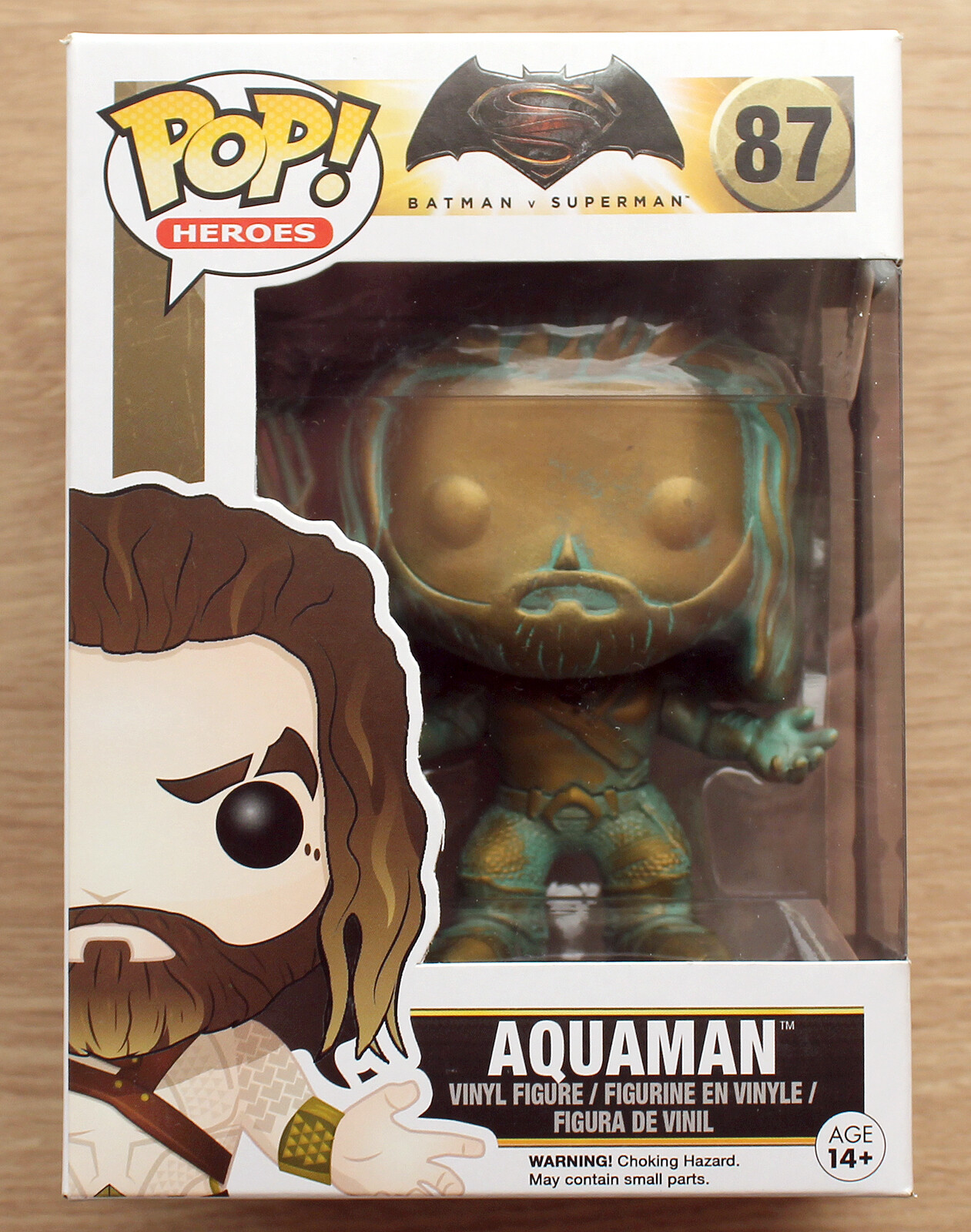 En Oferta Pátina Funko Pop Batman V Superman Aquaman + Protector Gratuito
