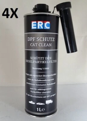 ERC DPF Schutz CatClean 4x1L 1:1000 Dieselpartikelfilter Reiniger Additiv