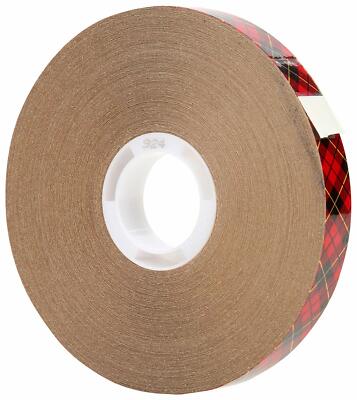 3M Scotch 924 ATG Premium Adhesive Transfer Tape, 1/2'' x 60 yd Roll