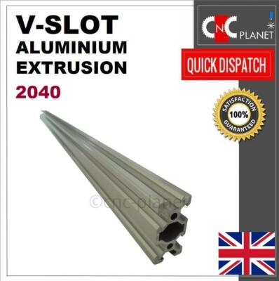 V-SLOT 2040 ALUMINIUM EXTRUSIONSPROFIL LINEARE BEWEGUNGSSCHIENE CNC 3D DRUCKER UK 