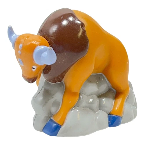 Vintage 1999 Pokemon TAUROS Burger King Toy on Wheels Collectible #407