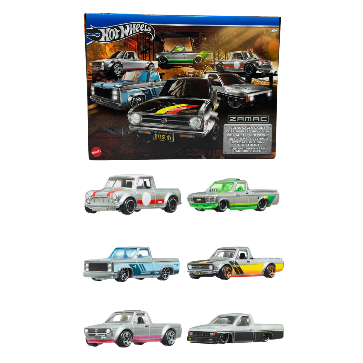 Hot Wheels ZAMAC Trucks 6 Truck Gift Set 1:64 Diecast | eBay