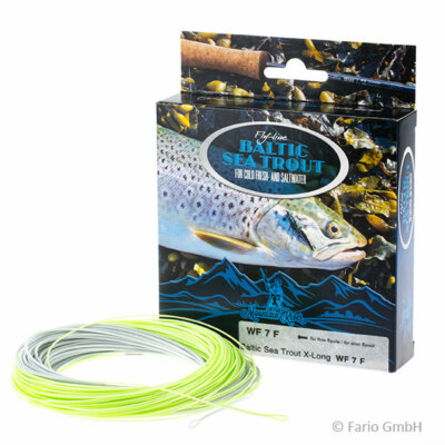 Baltic Sea Trout x-long Küste & Streamer WF-6 WF-7 WF-8-F Top Schwimmschnur