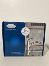 New Premier Waterfront Kitchen Faucet Single-Handle Nickel 1.8GPM W/ Sprayer