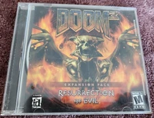 DOOM 3 Expansion pack  Windows PC 2004 Computer Video Game + Manual & Key MINT