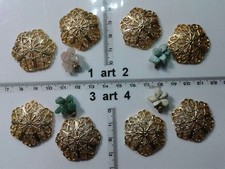1 lotto bottoni gioiello smalti pietre vetro murrine buttons boutons vintage g3
