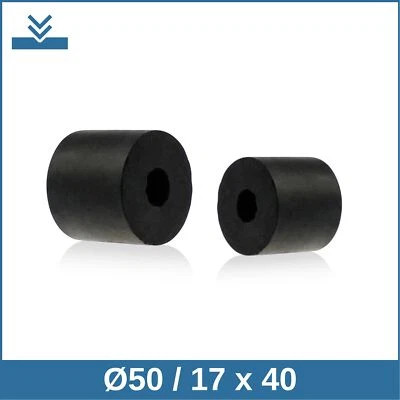 WTB® Hohlpuffer Typ HP-1 Ø50/17x40 NR 55°Shore