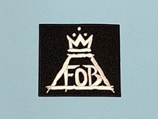 Rock Music Sew / Iron On Embroidered Patch:- Fall Out Boy (b)