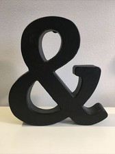 Metal LETTER  Sign Rustic industrial black home decor