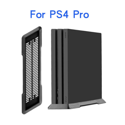 For PS4 Pro Built-in Cooling Vent Non-Slip Steady Base Vertical Stand Mount  UK