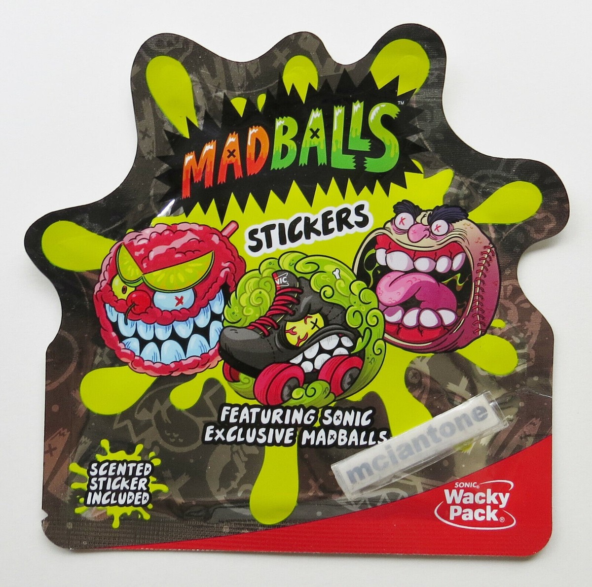 Sonic Wacky 2019 MADBALLS Water Squirters SQUIRT Neon MAD Ball