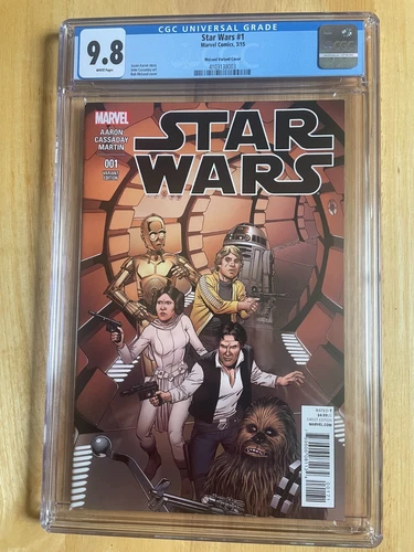 STAR WARS #1 CGC 9.8. BOB MCLEOD VARIANT COVER!