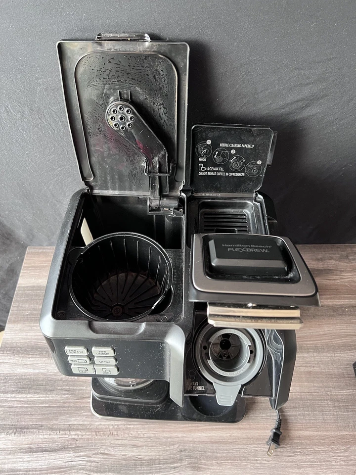 Hamilton Beach FlexBrew Trio 2-Way Single Serve Coffee Maker & Full 12c Pot - Image 3 of 4