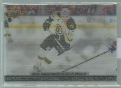  2017-18 Upper Deck Tim Hortons Triple Exposure #TE7 Brad Marchand (ref53659)
