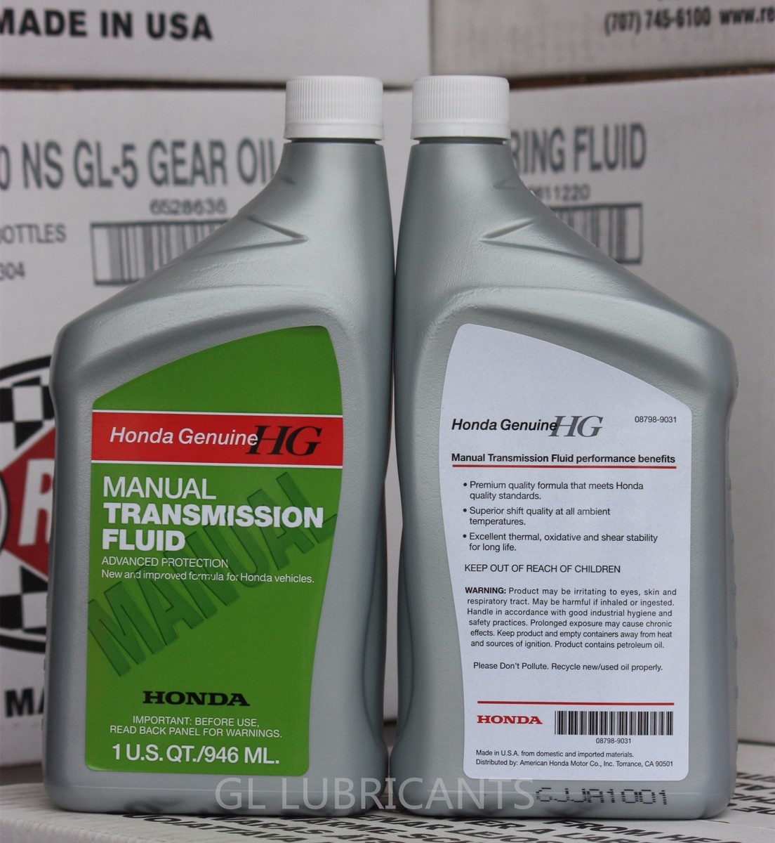 1 x Genuine Honda/Acura Manual Transmission Fluid MTF 1 Quart