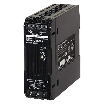 OMRON S8VK-G06024 DC Power Supply,24VDC,2.5A,50/60Hz 21XP09