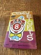 CRAZY EIGHTS By Whitman Vintage 1951 Card Game 4495 USA Old NEW Stock Sealed