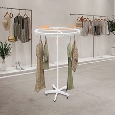 Rotatable Round Clothes Rack, Round Clothing Rack, Floor-Standing Circular Rack