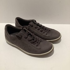 Ecco Yak Fashion Nubuck Leather Gum Sole Snea...