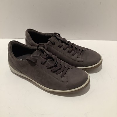 Ecco Yak Fashion Nubuck Leather Gum Sole Sneakers Womens Sz 8.5, EU 39, Exc