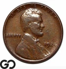 1924-D Lincoln Cent Wheat Penny, Better Denver Date