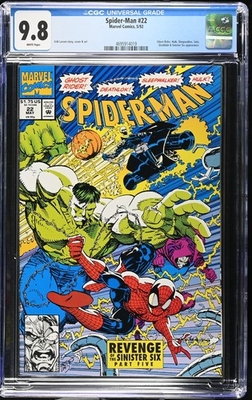 #ad SPIDER MAN #22 CGC 9.8 ERIK LARSEN COVER $500.00