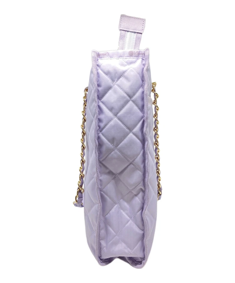 LeSportsac Chain N/S Tote Purple Women's & Men's Used Authentic - Image 2 of 4