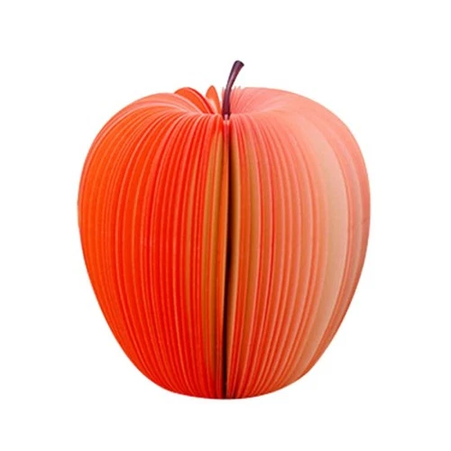 DIYEAH Fruit Shaped Removable Adhesive Notepad for Home School Office Apple