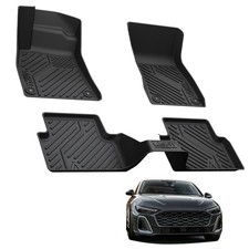 LASFIT TPE Car Floor Mats 1st & 2nd Row Floor Liners for Audi A5 / S5 2025-2026