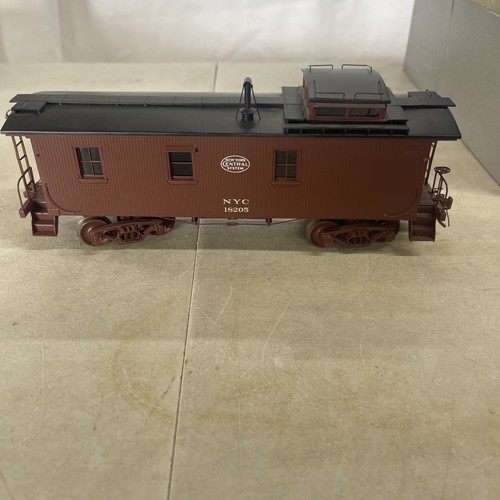 NYC CUSTOM BRASS NJ O-scale NYC WOOD CABOOSE + BOX # RS-626-0 Car 18205 - Picture 8 of 19